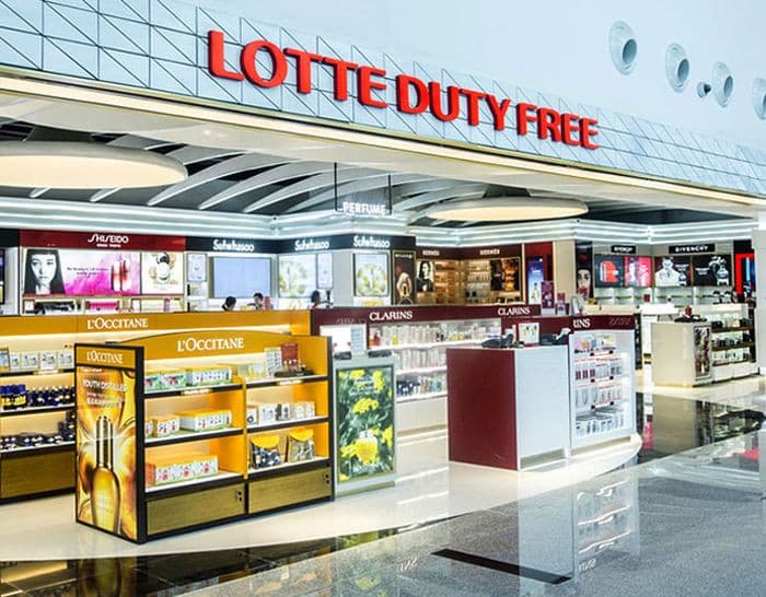cửa hàng miễn thuế Lotte