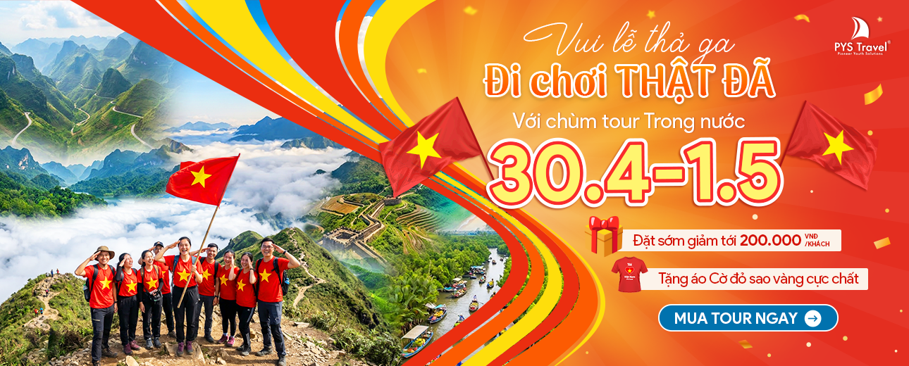 Tour trong nước dịp lễ 30/4